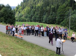 
Gedenkfeier anlässlich des 50. Jahrestages am 16. Juli 2018 Glashütte (Todtmoos) 
